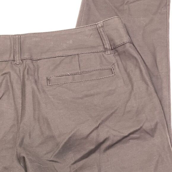 Kenar Women's Mid-Rise Ankle Length Straight Pants Brown Size 8 - Picture 7 of 7